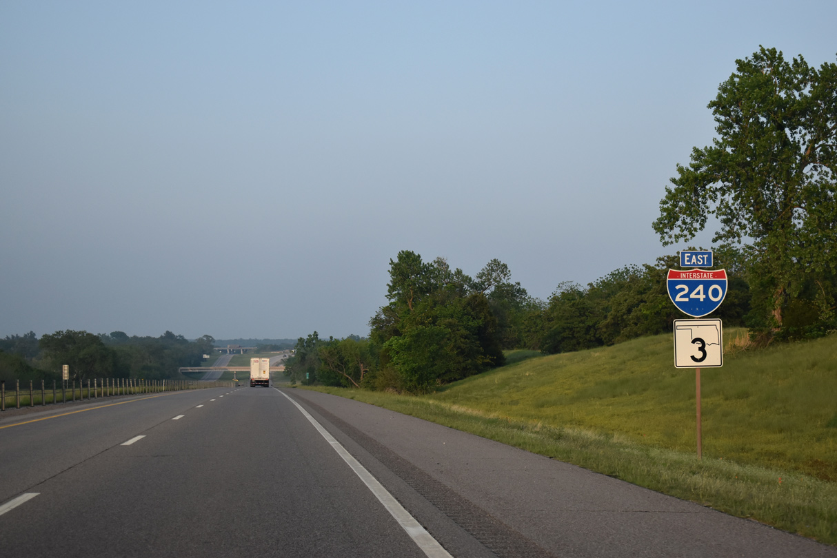 I-240/SH 3 east at I-40/US 270 - Oklahoma City, OK