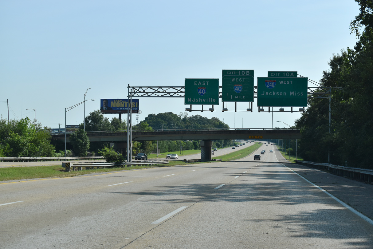 Sam Cooper Bl east at I-40/240 - Memphis, TN