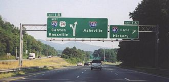 I-26/US 74 west at I-40/240 - 2000