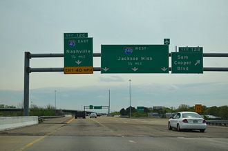 I-40 east at I-240 - 2013