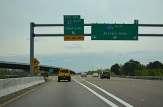 I-40 east at I-240 - 2013