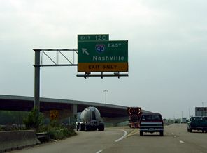 I-40 east at I-240/Sam Cooper Bl - 2003
