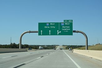 I-40/US 270/SH 3 west at I-240 - Oklahoma City, OK