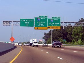 I-40 west at I-240/Sam Cooper Bl - 2003