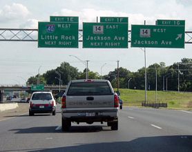I-40 west at I-240/SR 14 - 2003