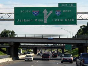 I-40 west at I-240 - 2003