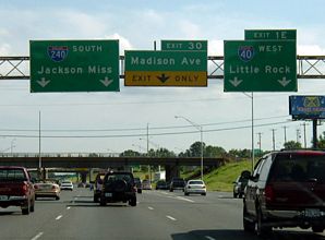 I-40 west at I-240 - 2003