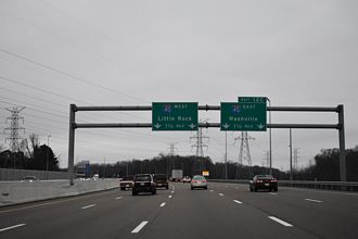 I-240 east at I-40/Sam Cooper Bl - Memphis, TN