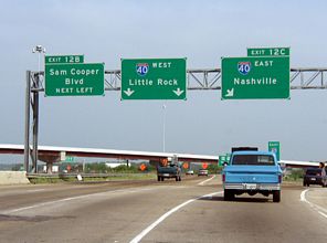 I-240 east at I-40/Sam Cooper Bl - 2003