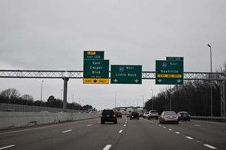 I-240 east at I-40/Sam Cooper Bl - Memphis, TN