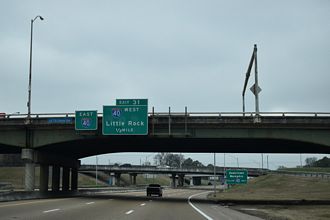 I-240 north at I-40 - Memphis, TN