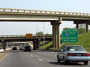 I-240 north at I-40 - 2003