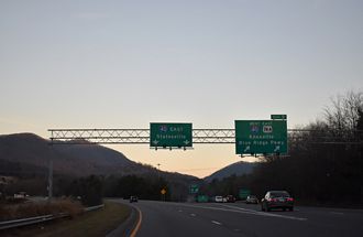 I-240/US 74A east at I-40 - Asheville, NC