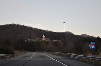 I-240/US 74A east at I-40 - Asheville, NC