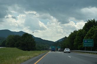 I-240/US 74A east at I-40 - Asheville, NC