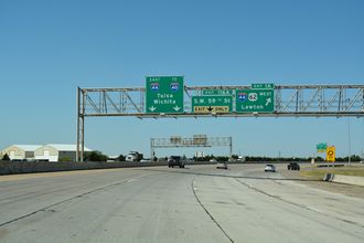 I-240/US 62/SH 3 west at I-44 - Oklahoma City, OK