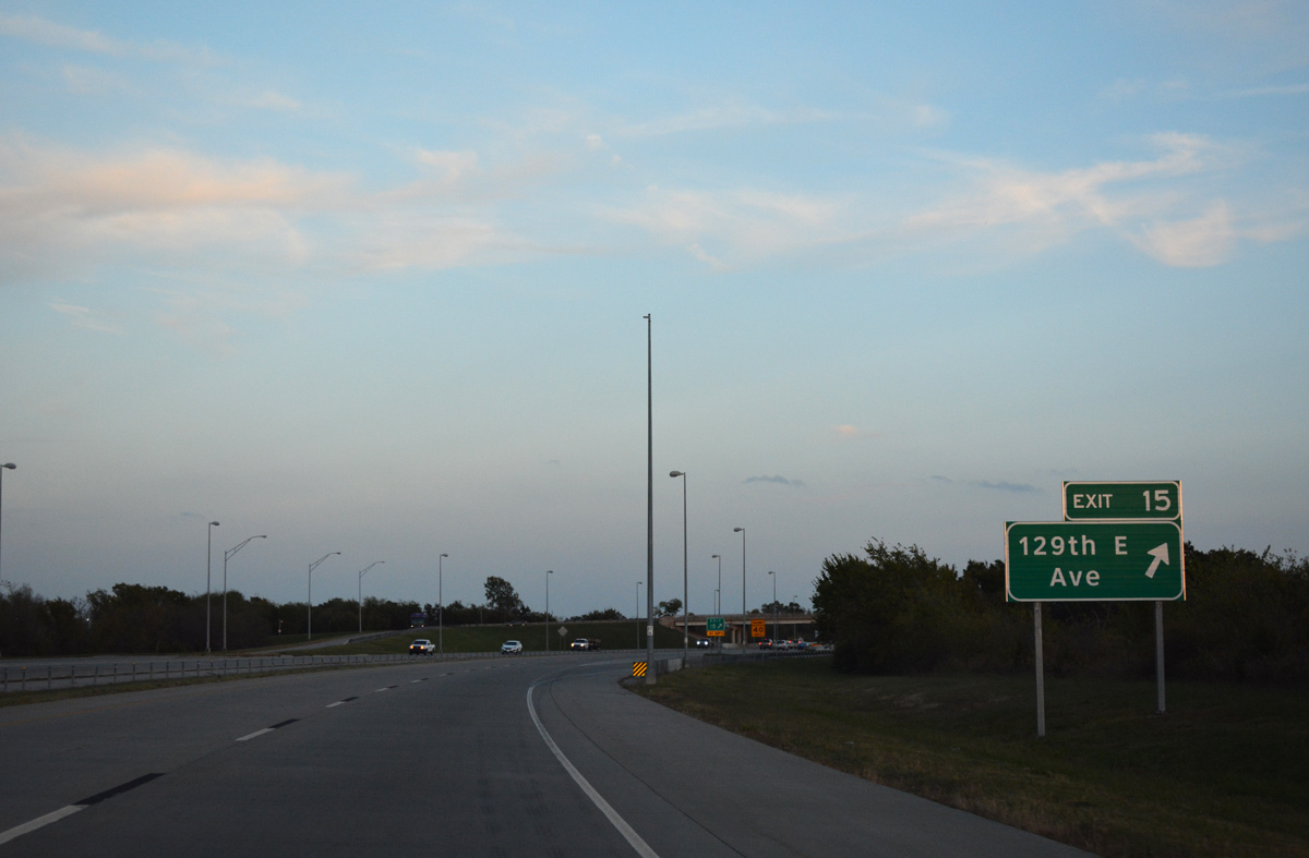 I-244/US 412 east at I-44/SH 66 - Tulsa, OK