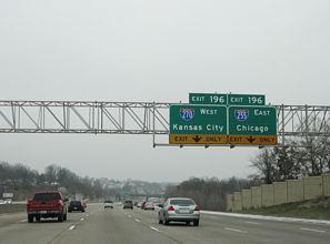 I-55 north at I-255/270 - Mehlville, MO