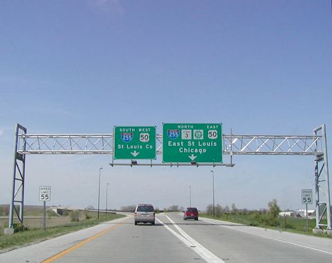 IL 3 north at I-255 - Columbia