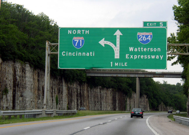 I-71 north at I-264 - 2003