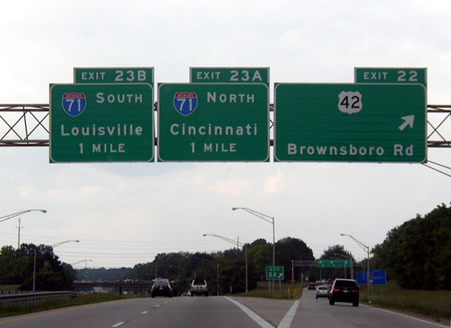 I-264 east at I-71 - 2003