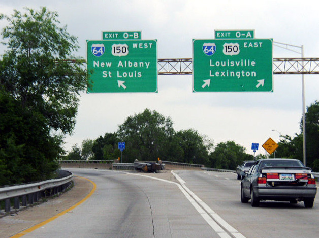 I-264 west at I-64/US 150 - 2003