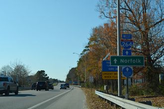22nd St west at I-264 - Virginia Beach, VA