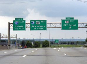 I-64/US 150 west at I-264 - 2003