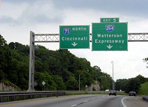 I-71 north at I-264 - 2003