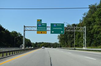 I-71 south at I-264 - Louisville, KY