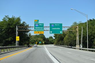 I-71 south at I-264 - Louisville, KY