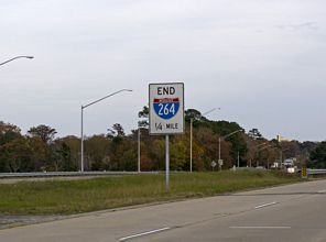 I-264 east at 21st St - 2009