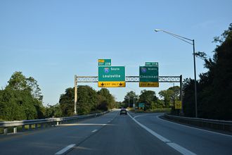 I-264 east at I-71 - Louisville, KY