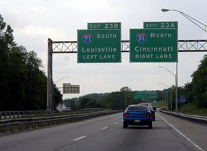 I-264 east at I-71 - 2003