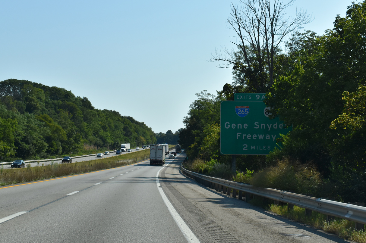 I-71 north at I-265/KY 841 - Louisville