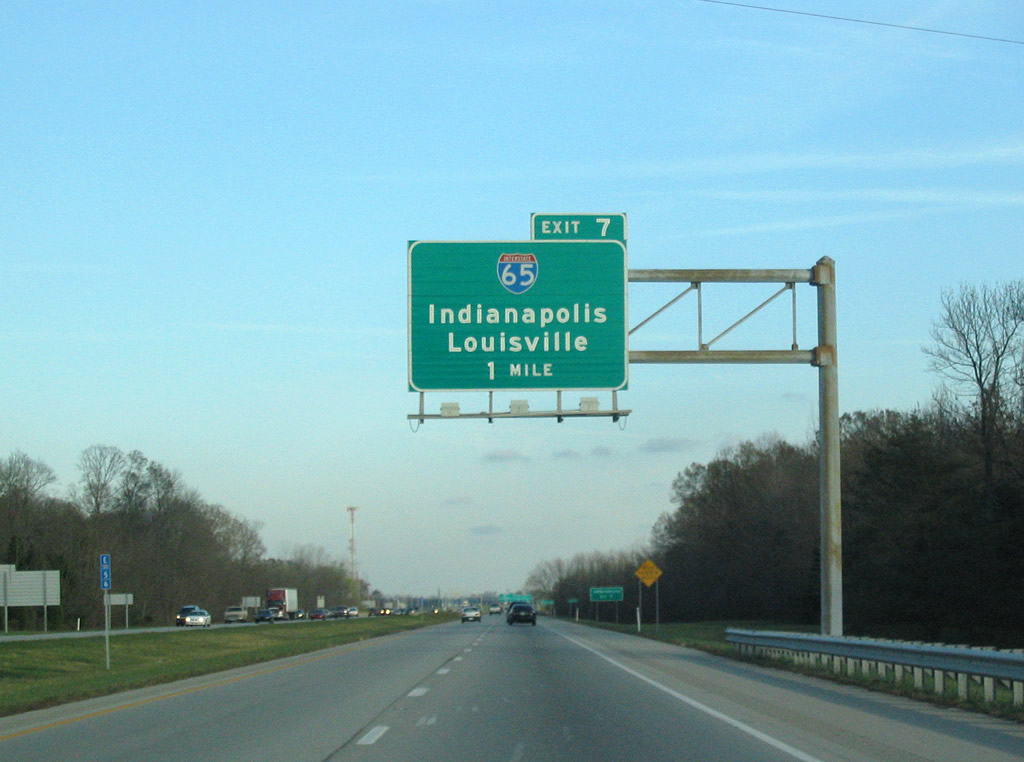 I-265/SR 62 east at I-65 - Clarksville, IN
