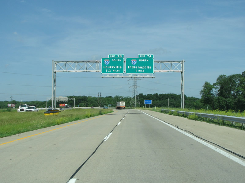 SR 62/265 west at I-65/265 - Clarksville, IN
