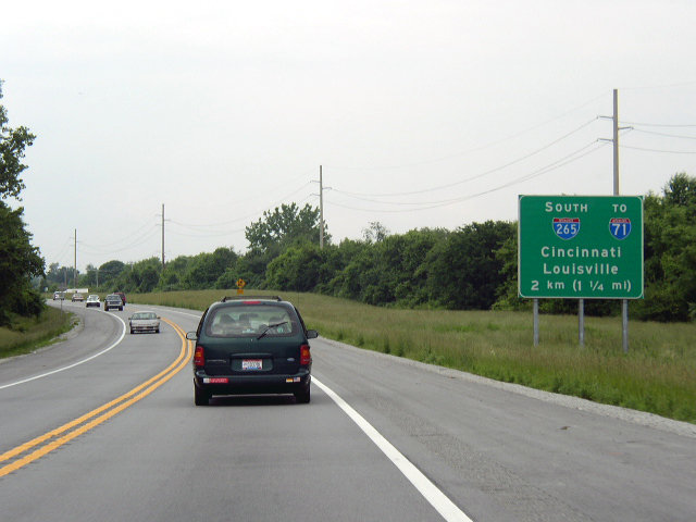 KY 841 south at I-71/265 - Louisville