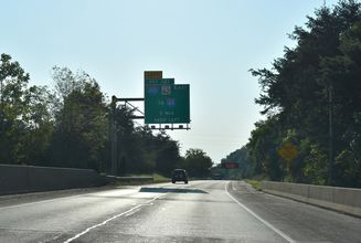 I-64/US 150/SR 62 east at I-265 - New Albany, IN