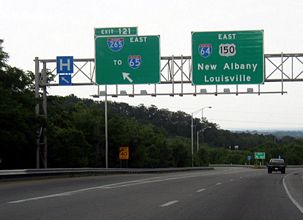 I-64/US 150/SR 62 east at I-265 - 2003