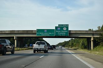 I-65 north at I-265/KY 841 - Louisville