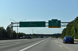 I-65 south at I-265/KY 841 - Louisville
