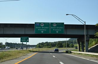 I-65 South at Interstate 265 and Kentucky Highway 841 in Louisville