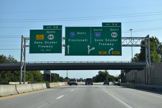 I-71 north at I-265/KY 841 - Louisville