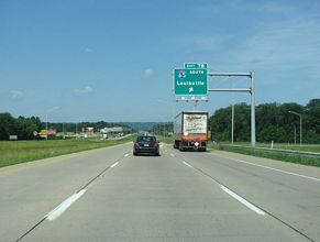 SR 62/265 west at I-65/265 - Clarksville, IN