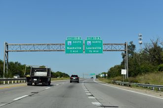 I-265/KY 841 west at I-65 - Louisville