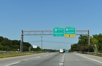 I-265/KY 841 west at I-65 - Louisville