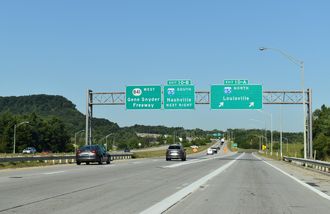 I-265/KY 841 west at I-65 - Louisville