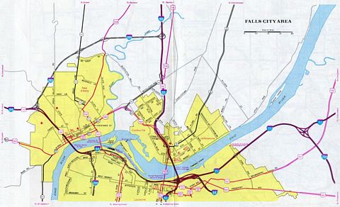 Falls Cities Area IN - 1970
