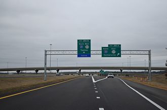 I-55 north at I-69/269 - Hernando, MS